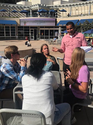 Sharing the father's love on campus